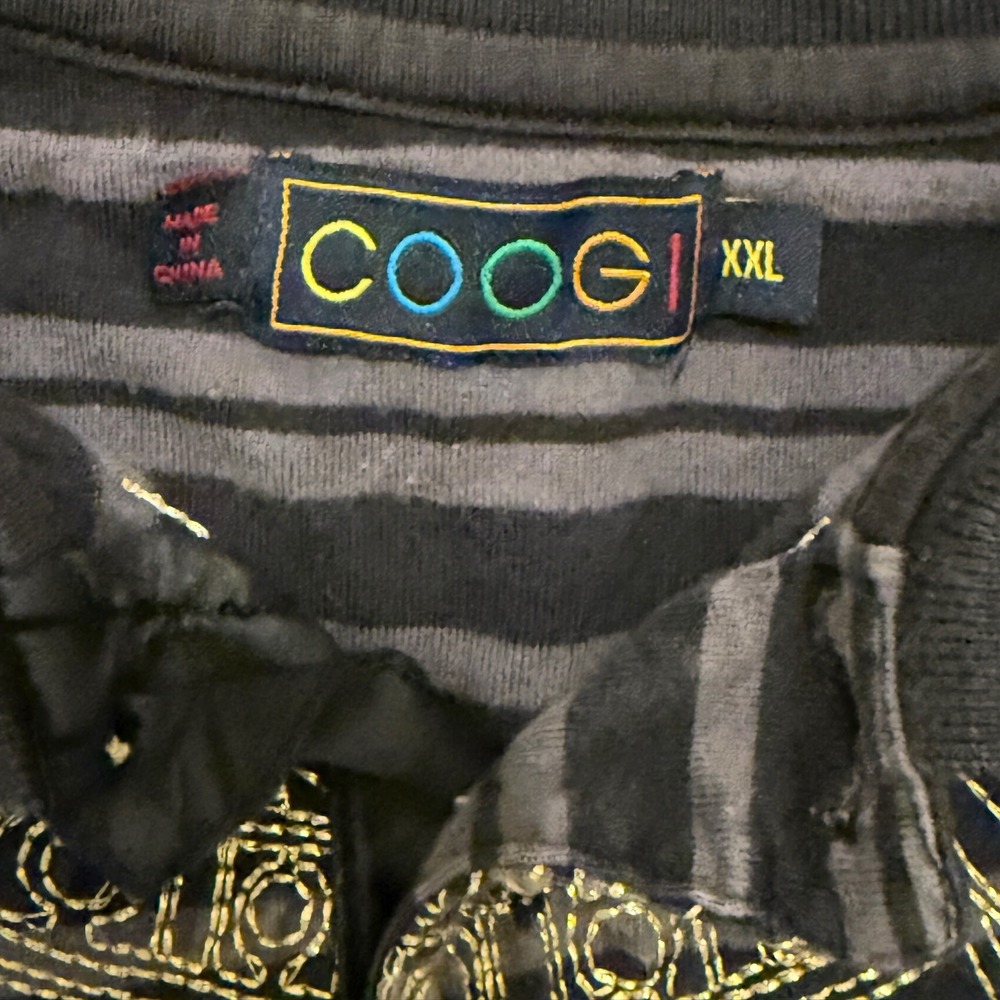 Coogi XXL Embroidered Lion Polo Shirt‎ - Picture 3 of 3